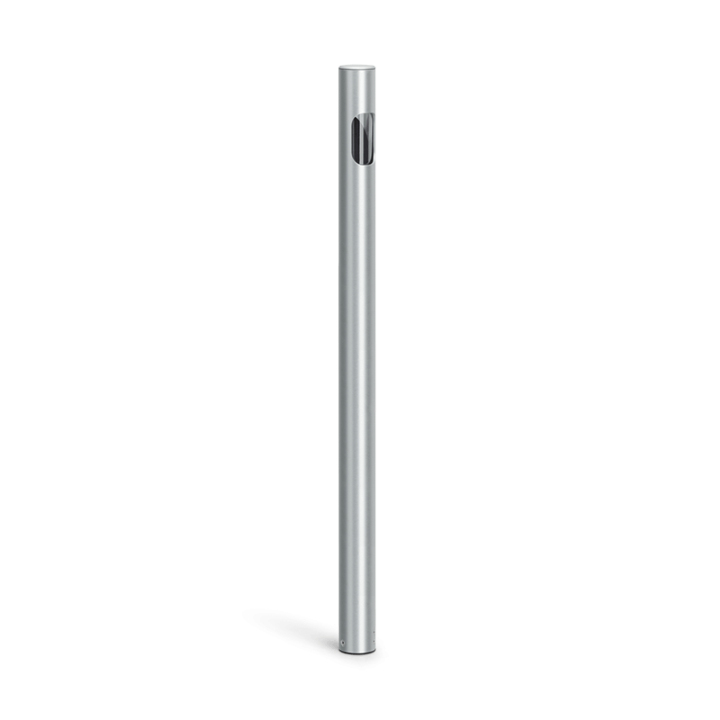 Ago Bollard H900 1L  LED 2.7K Black Anodized Alluminium