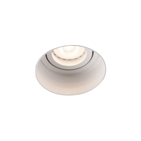 HYDE R White orientable round recessed downlight without frame