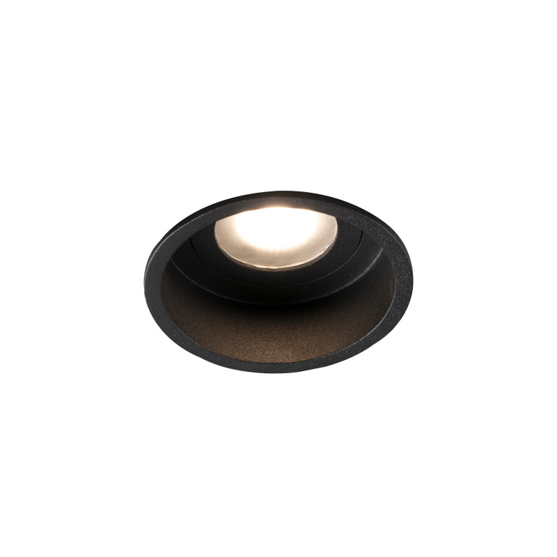 HYDE R Black round recessed downlight