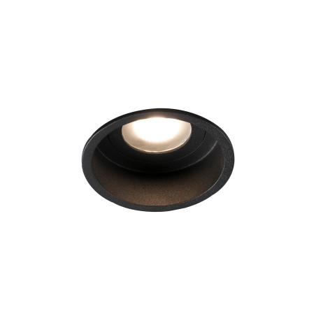 HYDE R Black round recessed downlight