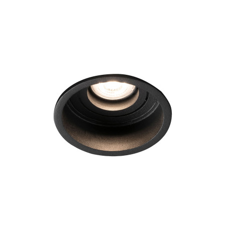 HYDE R Black orientable round recessed downlight