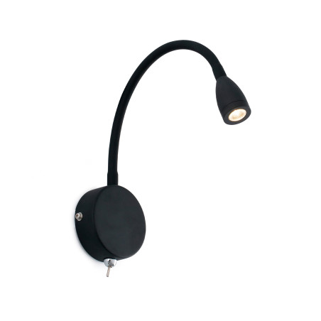 LOKE Black wall lamp