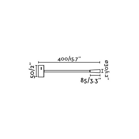 LEAD Bronze wall lamp reader