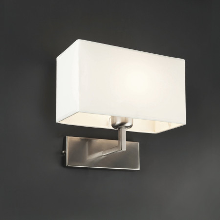 RODA Matt nickel wall lamp