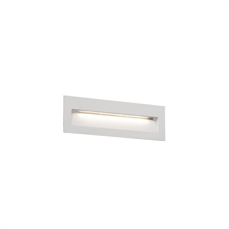 NAT White wall recessed lamp
