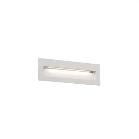 NAT White wall recessed lamp