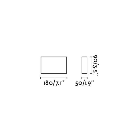 KAULA 180 Inox wall lamp