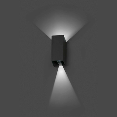 BLIND Dark grey wall lamp