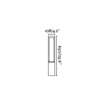 AGRA 650 Dark grey beacon lamp