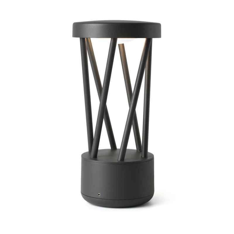 TWIST 300 Dark grey post lamp