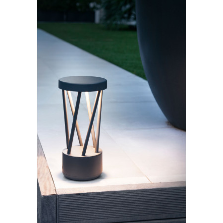 TWIST 300 Dark grey post lamp
